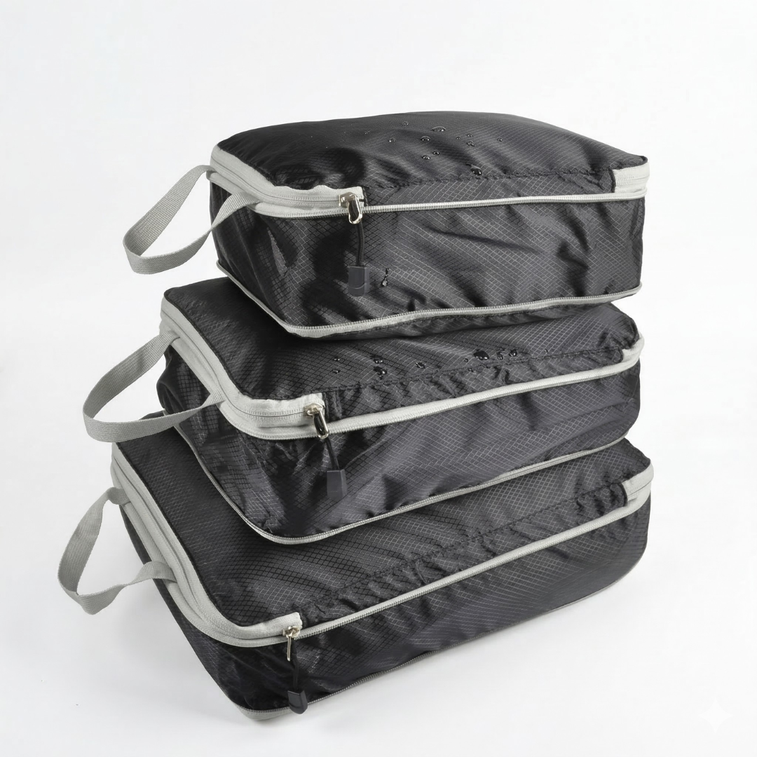 TravelMinded Reiscompressie Opbergzakken (set van 3) - De ideale set om veel mee te nemen in je bagage!