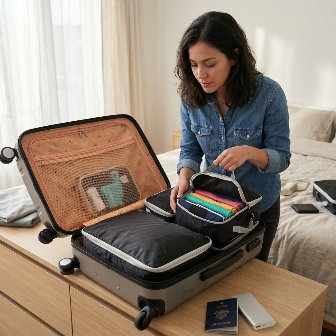 TravelMinded Reiscompressie Opbergzakken (set van 3) - De ideale set om veel mee te nemen in je bagage!