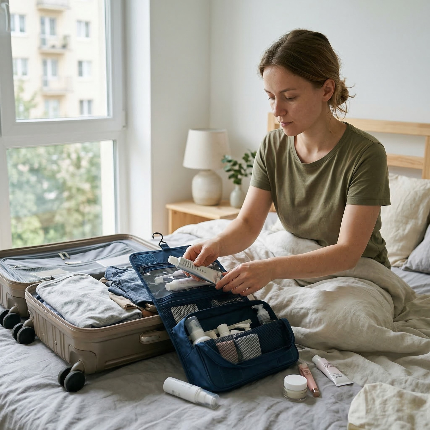 TravelMinded Toilettas met Haak - Overal Gemakkelijk Ophangen