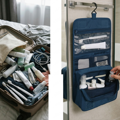 TravelMinded Toilettas met Haak - Overal Gemakkelijk Ophangen
